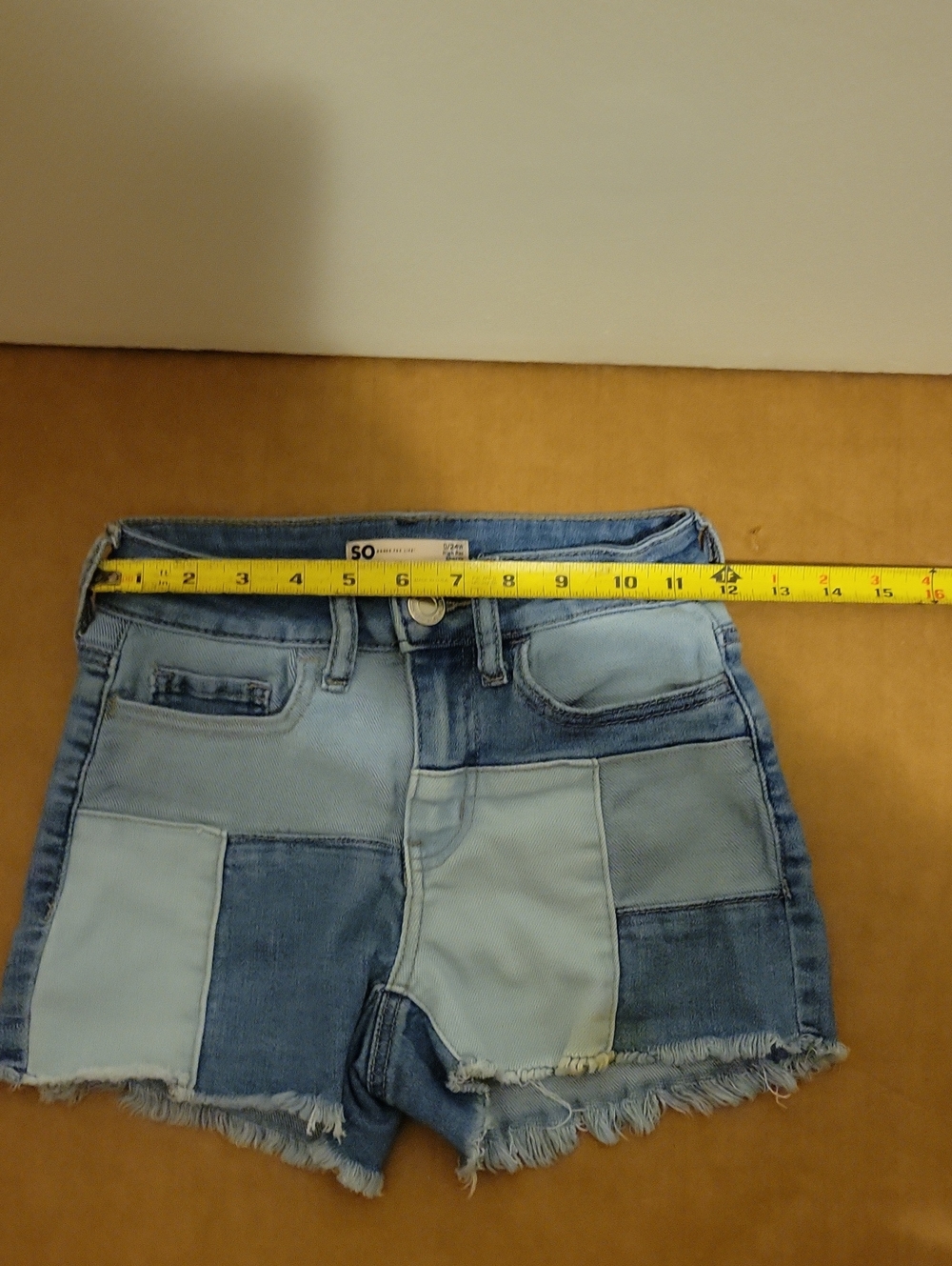 SO High Rise Patchwork Shorts - Picture 7 of 12